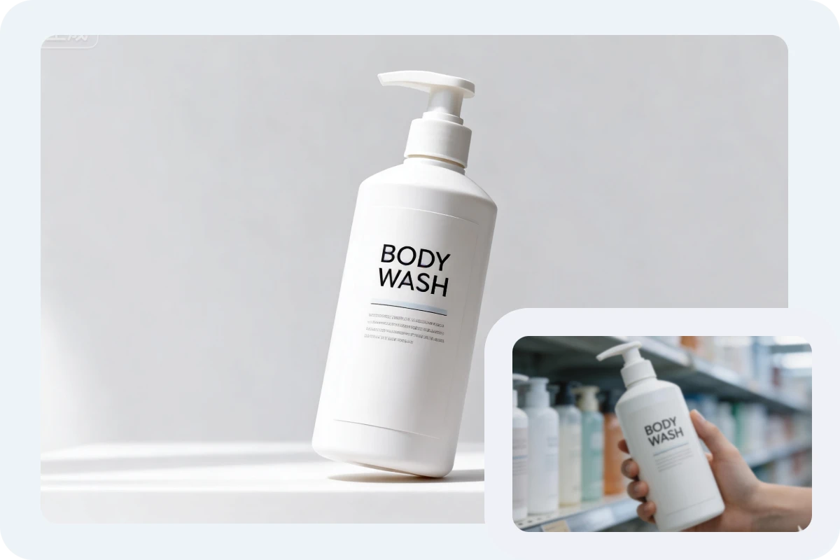 Before and after AI background removal for e-commerce