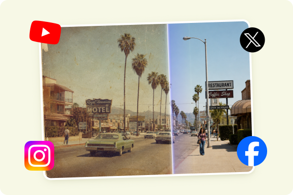 Post restored memories in 4K quality