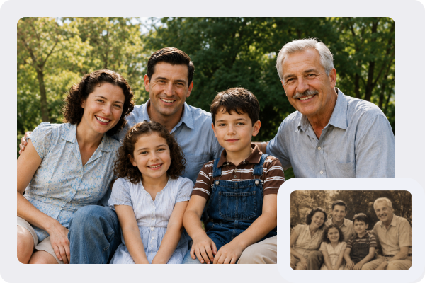 Restore details in old photos and archives