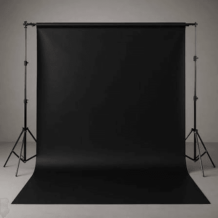 black background