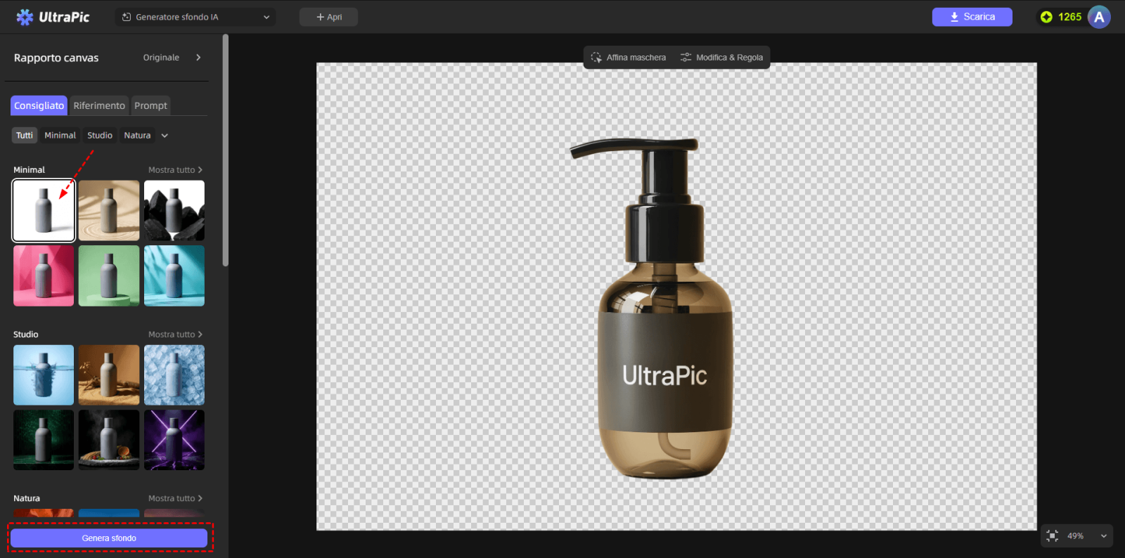generate bg white