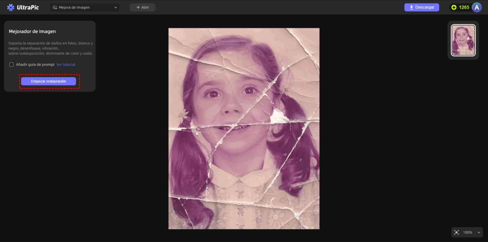 restore old photo